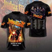 Judas Priest 3D t shirt shield of pain tour 2026 M