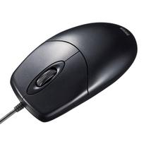 Sanwa Supply Silent Waterproof Wired USB Mouse, Washable, Black MA-IR131BS