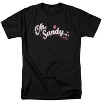 Grease - Oh Sandy -  Unisex Short Sleeve Children's T-shirt - Black 100
