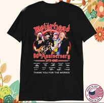 Motorhead 50th Anniversary 1975 2026 Thanks For Memories T-shirt size S-5XL S