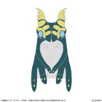 Capcom Monster Hunter Wilds Mascot Hat - Nu Egudra - Approx. H590 x W290 x D280mm - Polyester