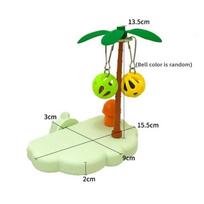 Budgie Cockatiel Bird Interactive Toy Bell Ball Cage Accessory New Bird Perch Platform  Molar