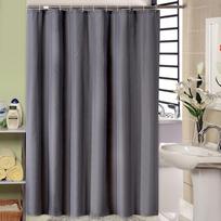 Large Wide Bathroom Shower Curtain Waterproof Bathroom Curta Polyester Bath Curtain Bathtub Bathing Cover with 12 Hooks (as the picture,W100xH180cm)