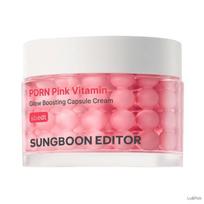 SUNGBOON EDITOR PDRN Pink Vitamin Glow Boosting Capsule Cream 50ml (May 2026 New Release) (+Free gift)
