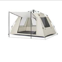 Outdoor Camping Tent: Rainproof, Two Bedrooms, One Living Room - Complete Set 3-5 People sidabras