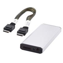 Cablecc Oculink SFF-8612 SFF-8611 to M.2 NGFF M-Key to NVMe PCIe SSD 2280 SSD Enclosure Adapter (for Motherboard)