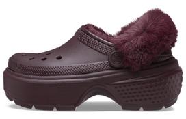 Crocs Stomp Lined Clogs 'Dark Cherry' Women's 208546-6WD 36-37