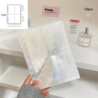 Acrylic A5 Water Ripple Binder Notebook For Kpop Photo Cards Collection 6 Hole Transparent Clear Album Organizer