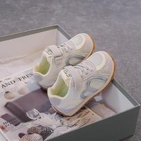 2026 Spring/Summer Kids' Breathable Velcro Mesh Sports Shoes - Girls' Casual Versatile Footwear 23