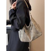 Large Capacity Crossbody Bag, Small-sized Casual School Bag, Single Shoulder Bag for Commuting, Tote Bag chaki