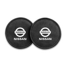 2Pcs Car Suede Coaster Water Cup Bottle Holder Mat For Nissan Qashqai X-trail Note Juke Sentra Patrol Navara Micra Leaf Almera