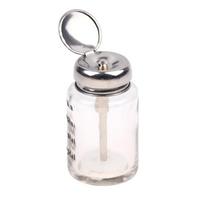 100ml Clear Dispenser Pump Bottle Empty Airless Press Nail Polish Remover Bottles For Manicure Makeup Tool