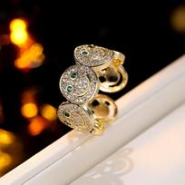 Ladies Smiley Face Bracelet Ring, Simple Zircon Decoration, Suitable for Parties and Parties To Wear Bracelets
