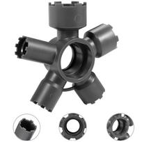 Universal 10-in-1 sink aerator removal tool, wide size coverage. Durable kit for daily faucet aerator disassembly and repair.