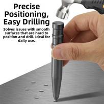 5pcs Quick-Punch Set Precision Center Punch For Metal & Wood Projects Center Punch Locator Hole Marker Spring Type China Mainland