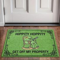 Vikama Cartoon Frog Welcome Doormat Non-Slip Kitchen & Bedroom Floor Mat Indoor/Outdoor Entrance Rug Home Decor 40*60cm