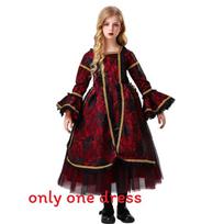Halloween Child Vampire Costume For Kids With Spandex Fabric For Stage Performance 120