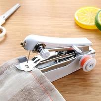 1pc Portable Mini Handheld Sewing Machine, DIY Stitching Tool for Clothing Fabrics and Leather, Home Travel Emergency Sewing Kit