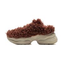 Li Ning Fabric Bubble Gum Fashion Versatile Fleece Non-Slip Wear-Resistant Low-Top Casual Shoes Women Casual Shoes Chestnut-Brown AGCU552-2 35