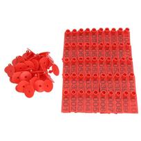 100Pcs Lightweight Livestock Ear Tags PP Ear Tags Wide Application Numbered Cattle Ear Tags  Horse