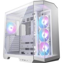 MSI MAG PANO 100R PZ WHITE PC Case, ATX Mid-Tower, White, Pillarless Model, with 4 ARGB Fans, Tempered Glass Panel, Rear Connector Compatible (CS9192)