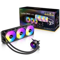 ANTEC Luna 360 ARGB Black Liquid CPU Cooler: An all-in-one liquid cooling unit with an infinity mirror design utilizing a series of mirrors.