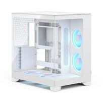 Fractal Design Pop 2 Vision White RGB Mid-Tower PC Case with 4 x 120mm Fans (FD-C-POV2A-03 CS9753)