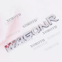 New High Quality Parts Chrome WAGON R Emblem Badge Sticker Logo 77831M58J00 For Suzuki Wagon