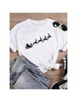 Tree Letter Lovely 90s Print T Top Merry Christmas New Year Wounisex Holiday Shirt Clothing Fashion Female T-Shirts Graphic Tee S įvairiaspalvis