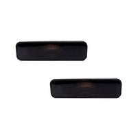 Automobilio priekinio / galinio sparno šoninio posūkio žibinto dangtelio korpusai Chevrolet El Camino / Malibu ir GMC Caballero 1978-1987 m. Be lemputės 2pcs amber front brown