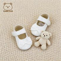 Popular Baby Bowknot First Walker Shoes for Spring and Autumn - Home Floor Shoes Size 11