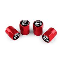 4Pcs For Opel OPC Astra Vectra Corsa Zafira Insignia Mokka Car Wheel Valve Caps Stem Case Tyre Valve Cap Exterior Accessories