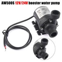 600-800L/H DC 12V 24V AW500S Screw Miniature DC Circulation Booster Pump Submersible Water Pump For Dishwasher Water Heater 12V