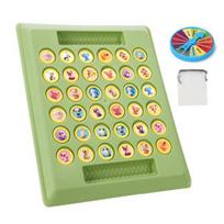 Kids Memory Reversi Chess Game 2 Players Cartoon Animal Flipping Chess Matching Game Focus Training Toddlers Educational Memory Challenge Toy