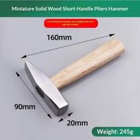 High Carbon Steel Mini Hammer Durable Mini Wooden Handle Hammer Multi-purpose Portable Octagonal Hammer DIY Projects