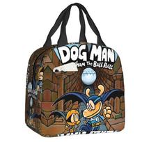 Custom Dogs Movies Comics Insulated Lunch Bags for Women Anime Portable Thermal Cooler Food Lunch Box Work School Travel 22x20x13cm