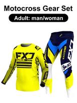 motocross gear set Enduro cross Jersey Pant Kits Racer Gear Set Off-road Mens Kits Women's mountain Downhill Motorcycle MX L-34