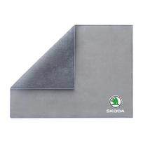 Microfiber Cleaning Car towel Clean Rags Car accessories For For Skoda Octavia MK2 MK3 2 3 Fabia Karoq Kodiaq Superb Rapid Kamiq