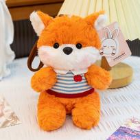 Cute Fox Plush Keychain With Pp Cotton Fill For Kids And Teens Gift Orange A