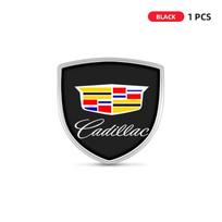 3D Metal Car Body Fender Emblem Shield Stickers Decor Auto Accessories For Cadillac XT4 XT6 CTS DTS STS XTS ATS BLS SLS CT5