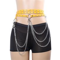 Cross-Border Punk Leather Waist Chain: Stylish & Versatile Women's Belt
