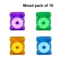 10 Roll Dental Flosser Oral Care Teeth Cleaning Pick Oral Hygiene Health Clean Wire Portable Dental Floss Toothpick Dentist Gift