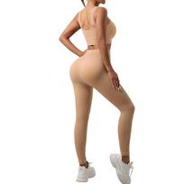 Seamless Cross-border Yoga Suit: Fitness Bra & Butt-Lifting Quick-dry Pants Set for Women Large