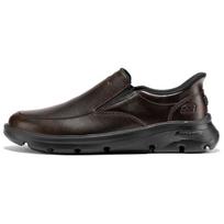 Skechers Laisvalaikio Patogūs Universalūs Laisvalaikio Odiniai Batai Vyriški Batai Tamsiai Rudos Spalvos 205518-DKBR 41