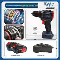 Rechargeable Cordless Electric Drill Kit CN plug (adapter included)