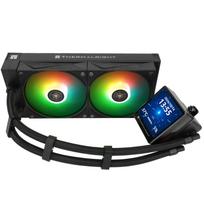 Thermalright Grand Vision 240 ARGB Black CPU AIO Cooler, PC 240 Specification Water Cooling System, 480x480 Resolution IPS LCD Screen, AM4AM5 & Intel