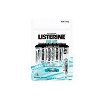 Listerine Zero Alcohol Portable Mouthwash - 15 x 10ml Sachets