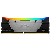 Kingston FURY Desktop PC Memory DDR4 3200MTsec 8GB x 1 module, Kingston FURY Renegade RGB 2023 Model CL16 KF432C16RB2A8, RGB LED, Lifetime Warranty