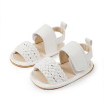 New Children's Baby Shoes - Velcro Sandals with Breathable Soft Soles for Girls Insole Length  11cm