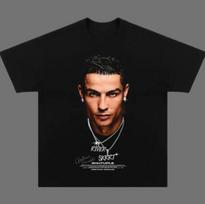 Big Face Ronaldo Unisex T-Shirt, Ronaldo Vintage T-Shirt, Unisex Soccer Shirt, S